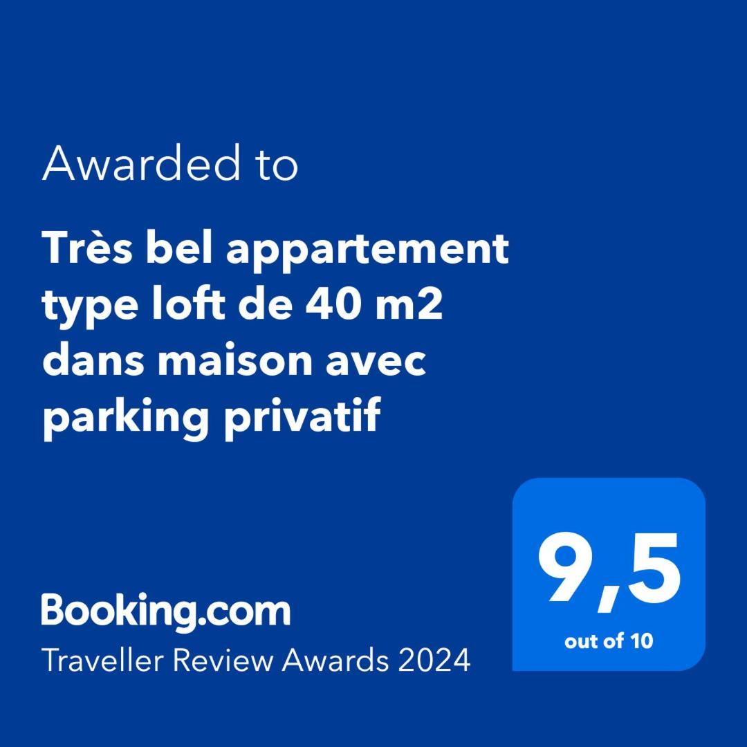 Tres Bel Appartement Type Loft De 40 M2 Dans Maison Avec Parking Privatif Lingolsheim Exterior foto